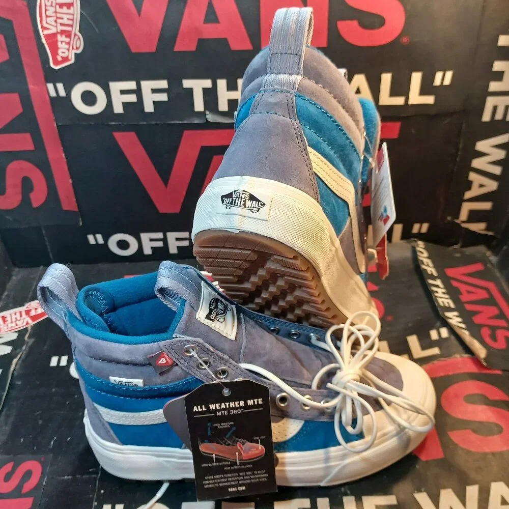 Vans Men's 4/Women's 5.5 Sk8-Hi MTE 2.0 Dx Blue Block/Marshmallow VN0A4P3I2UQ